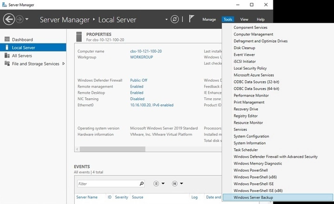 Windows system restore step