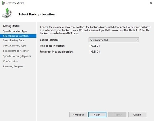 Windows system restore step