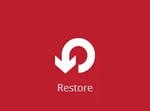 Google Workspace restore step