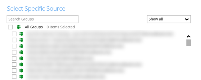 Microsoft 365 backup set step