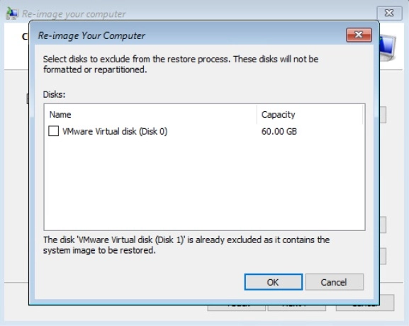 Windows system restore step