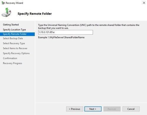 Windows system restore step
