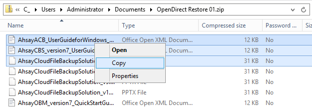 Copying files from the mounted drive
