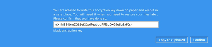 Microsoft 365 backup set step