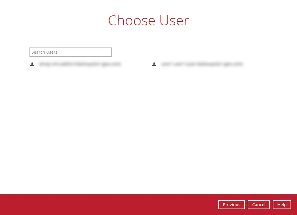 Choosing the target user