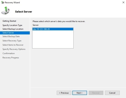 Windows system restore step