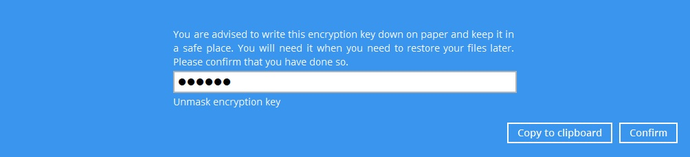 Microsoft 365 backup set step