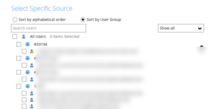 Microsoft 365 backup set step