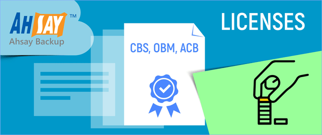 Ahsay licenses