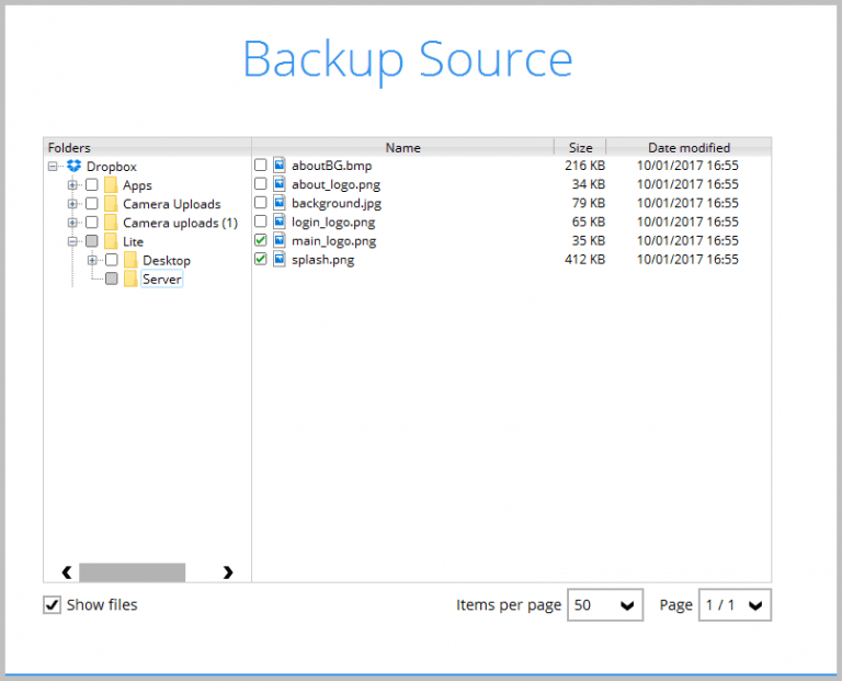 Backup Source