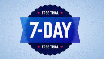 7 day support and free cloud backup trials