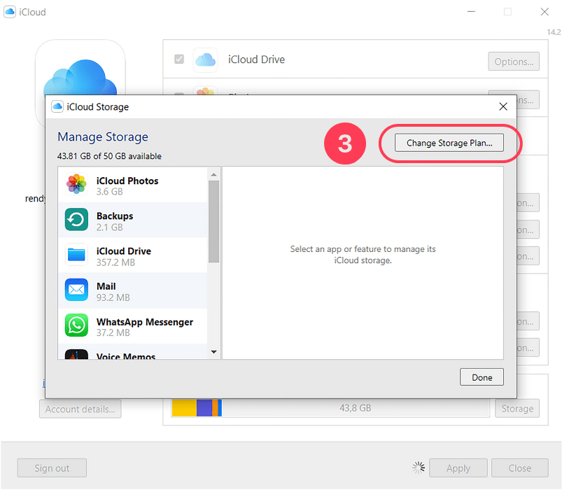 How to Cancel iCloud Storage on Windows PC