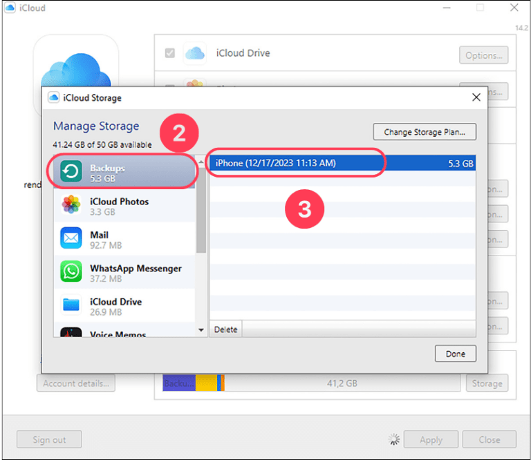 How to Delete an iCloud Backup on a Windows PC