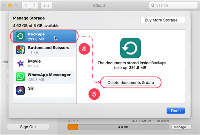 How to Delete iCloud Backups from Mac