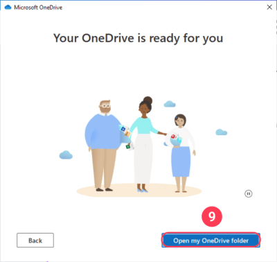 Open OneDrive Folder to Review