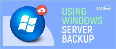 Using Windows Server Backup
