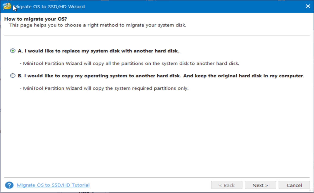 Clonezilla vs. MiniTool Partition Wizard Free