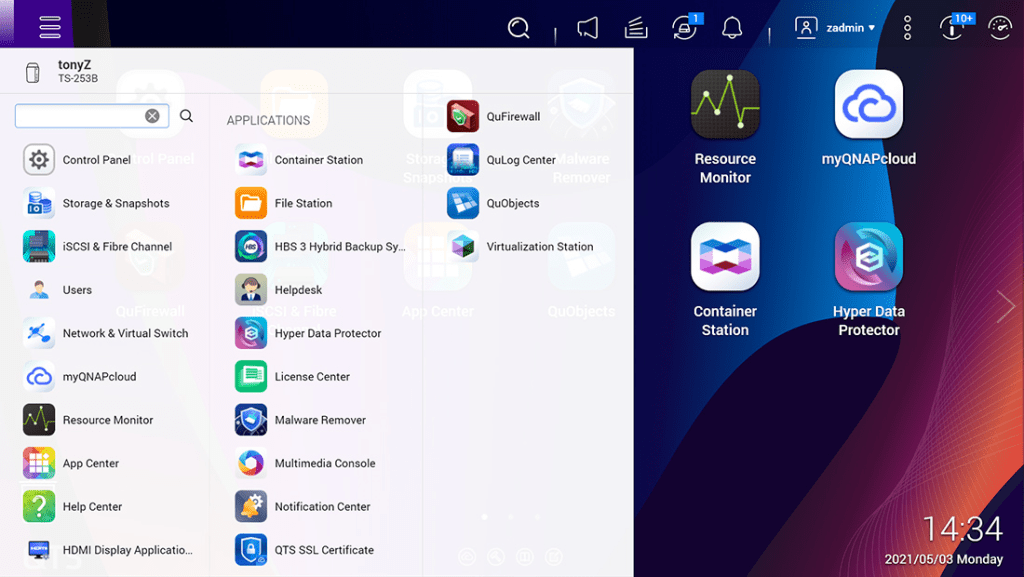 Qnap QTS OS 5.1