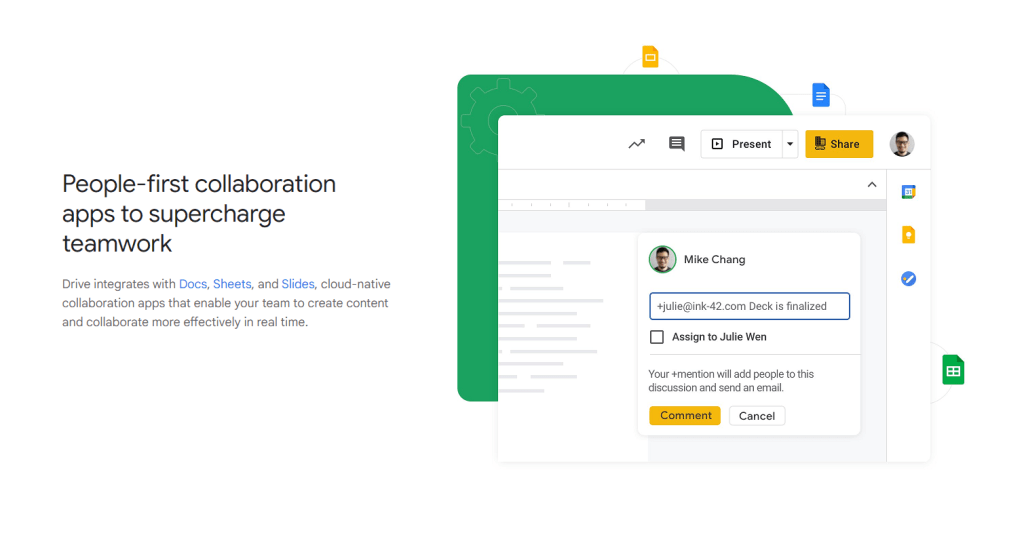 Google Drive sharing