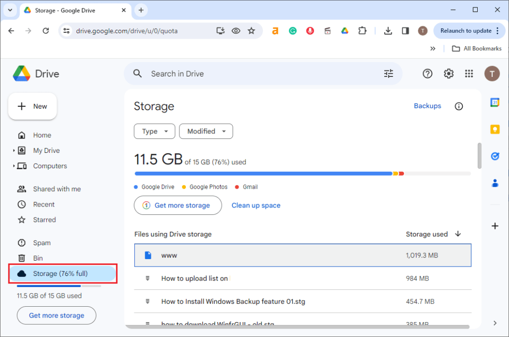 How to Check Storage in Google Drive