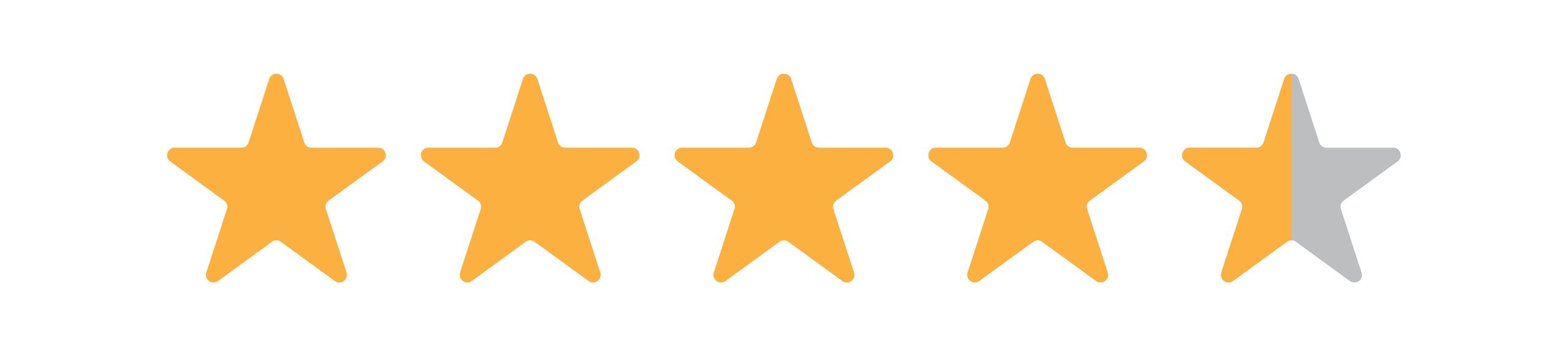 4.5 star rating