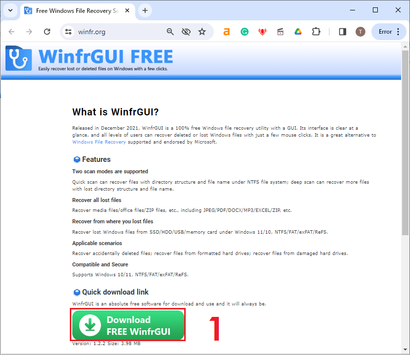 How to Use WinfrGUI Software Step 1