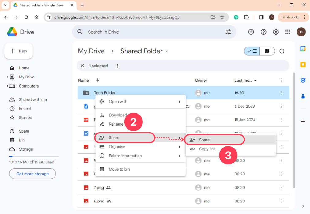 How Do I Share File-by-File in Google Drive