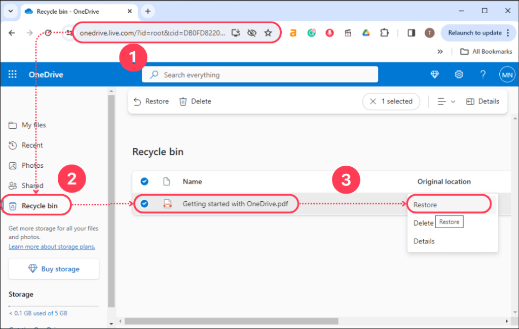 How to Restore Files in Microsoft 365 Using the Recycle Bin
