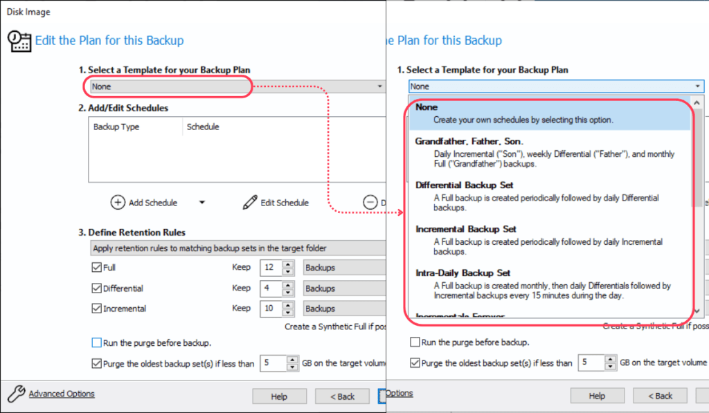Macrium Reflect Use Disk clone and image