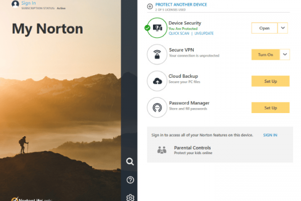 Norton_AntiVirus_dashboard Norton_AntiVirus_dashboard